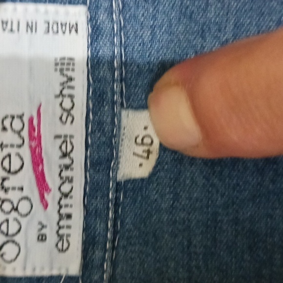 Vintage Segrita by Emmanuel Schvili Tom and Jerry Embroidered Denim Top, Size L - Picture 9 of 9